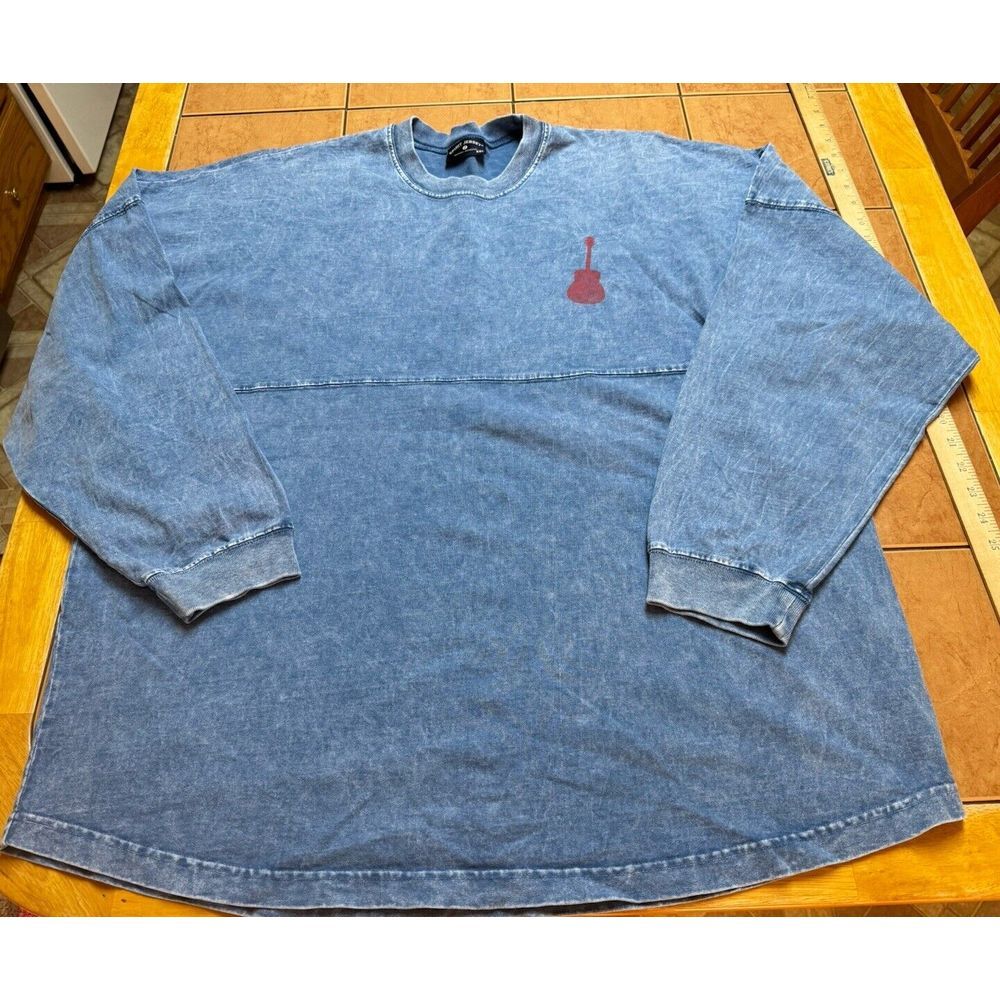 Spirit‎ Jersey Sz XXL Blue Denim Shirt Nashville Tennessee Casual Adult